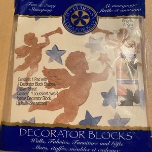 Angel Stamps (4 pc.) For Walls, Fabric, Furniture